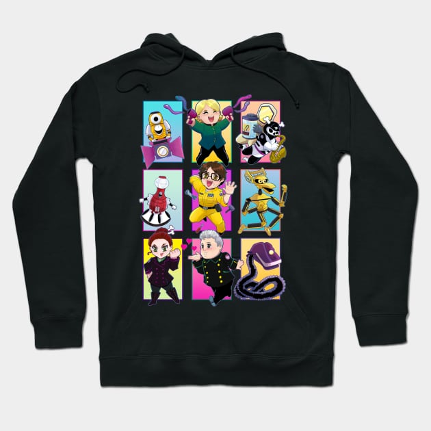 MST3K Chibis Hoodie by PageBranson